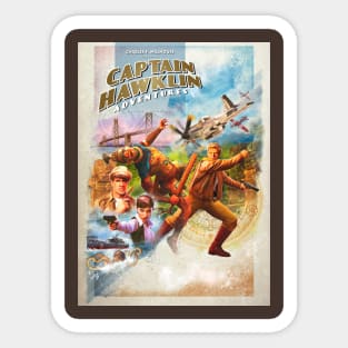 Captain Hawklin Adventures - Omnibus Volume Two Sticker